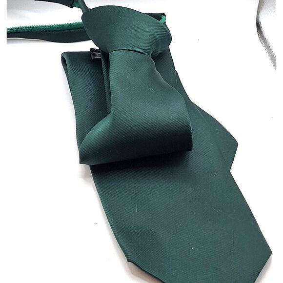 Zip Tie Green Zippered Tie - Picture 1 of 3